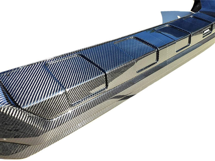 Carbon Fiber Front Lip Spoiler with Nolden LED for Mercedes-Benz G63 W463a G-Class